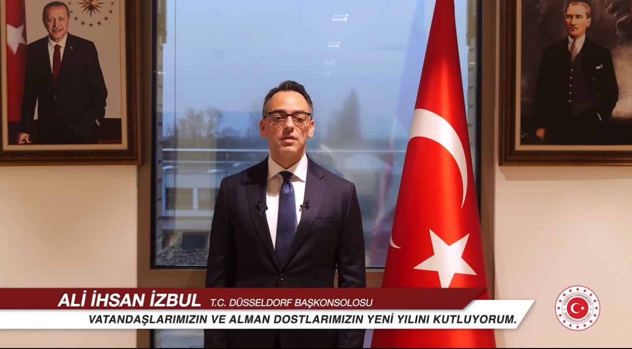 Türkiye Cumhuriyeti Düsseldorf Başkonsolosu Ali İhsan İzbul’dan Yeni Yıl Mesajı