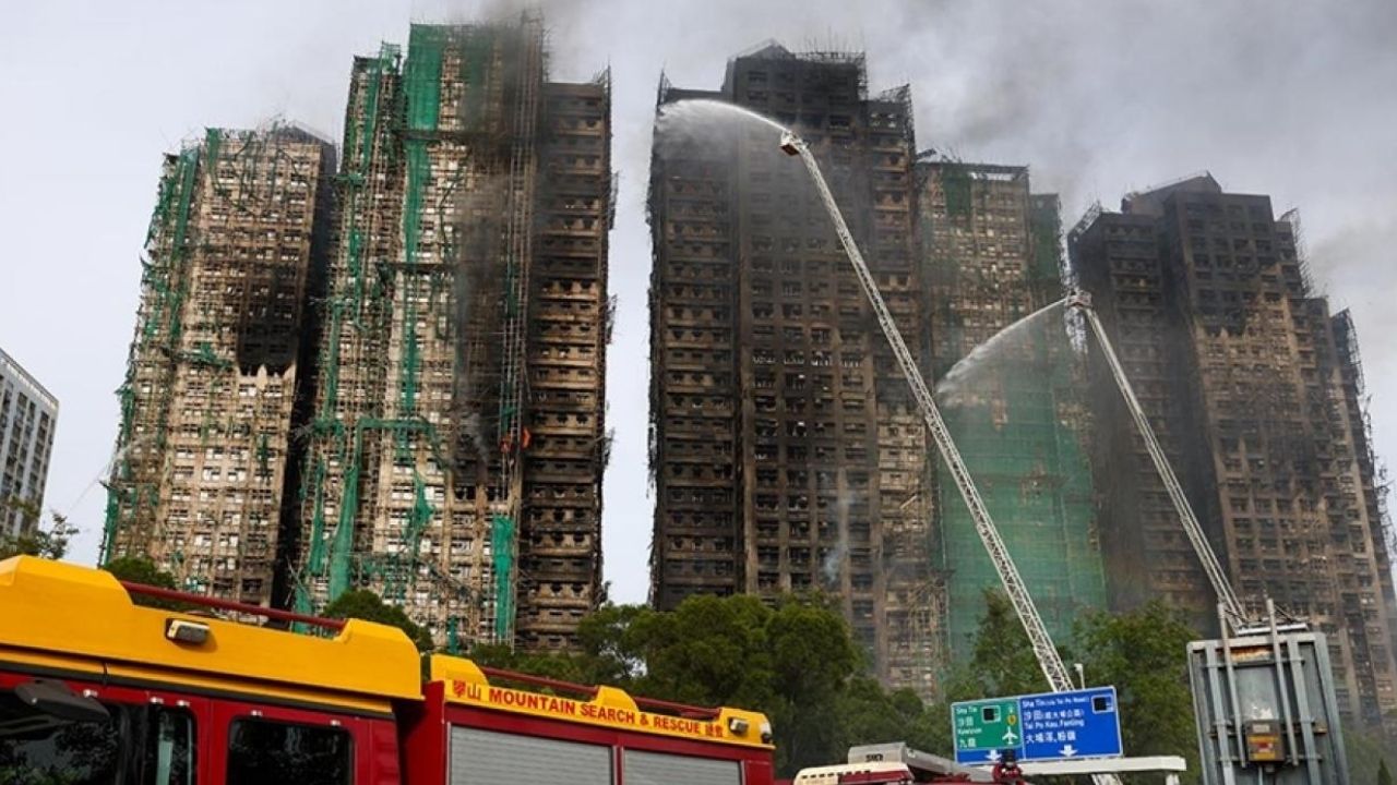 Hong Kong'da yangın faciasında ölü sayısı 55 oldu