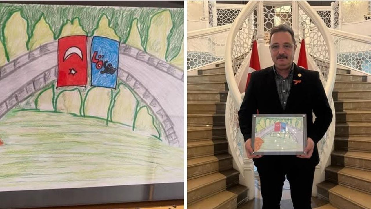 TİMBİR Genel Başkanı Dr. Süleyman Basa'ya LÖSEV'den anlamlı hediye