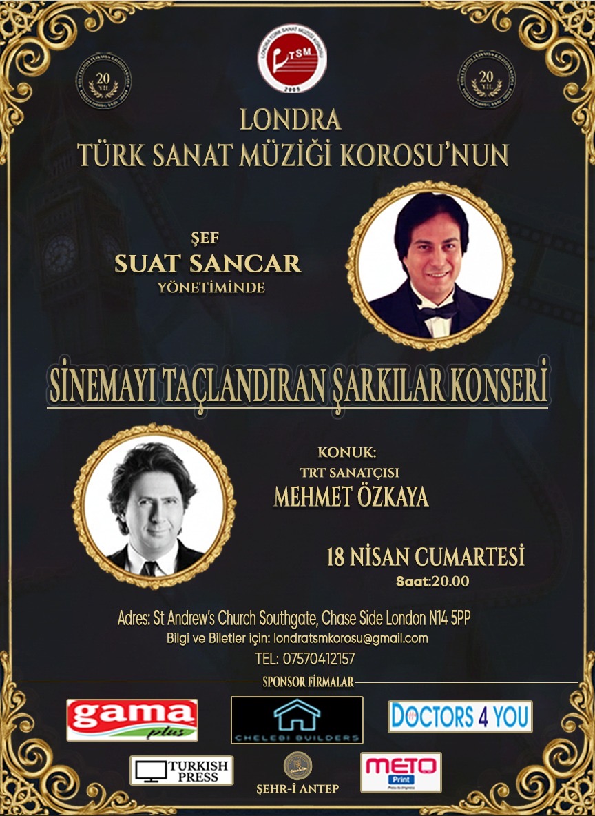 Londra’da Yeşilçam Rüzgârı: “Sinemayı Taçlandıran Şarkılar” Konseri
