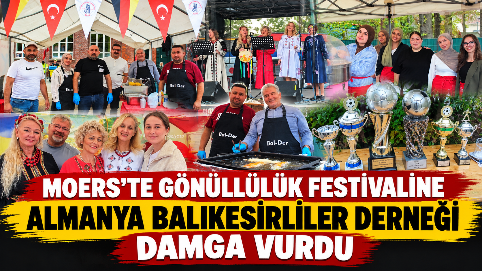 Moers’te Gönüllülük Festivaline Almanya Balıkesirliler Derneği Damgası